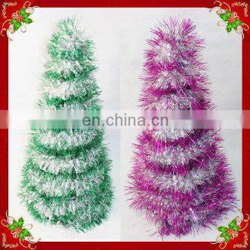 cheap Christmas decoration small table tinsel tree