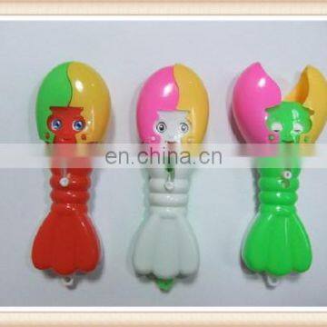 plastic mini cartoon key chain face changing doll