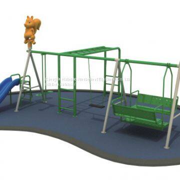 HLB-7105B Children Play Games Baby Swing Set With Slide