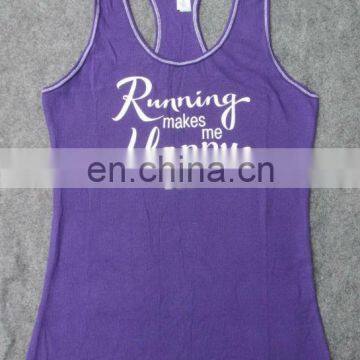 100% cotton Gym singlets