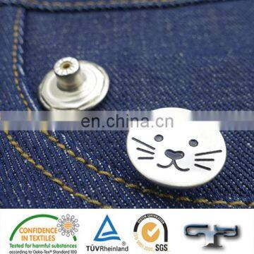 Cartoon Shape Metal Jeans Button Shank Button With Plastic Insert photo-4