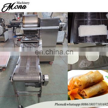 Automatic temperature control electric/gas heating spring roll sheet machine spring roll pastry machine