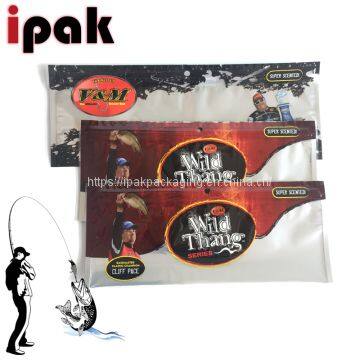 Resealable Fishing Bait Packaging Bags With Window