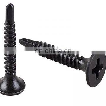 Black Self Tapping Phosphating Drywall Screws With Bugle Head