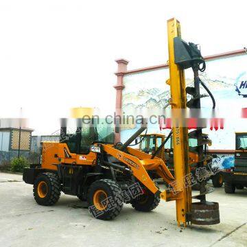 Ground screw pile drilling machine Nail installing pile driver price