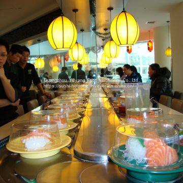 Conveyor belt Sushi system food delivery system: factory - michaeldeng@gdyuyang.com