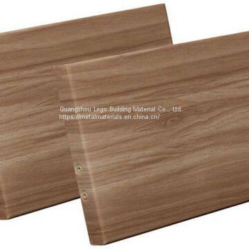 Printed Aluminum Veneer Tunnel 3d Wood Grain