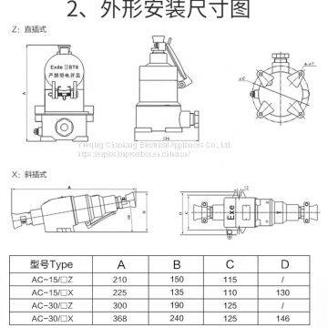 304 Stainless Steel Explosion-proof Socket Explosion-proof Plug 380V/220V Stainless Steel Shell Explosion-proof Bolt Ac-16 photo-3