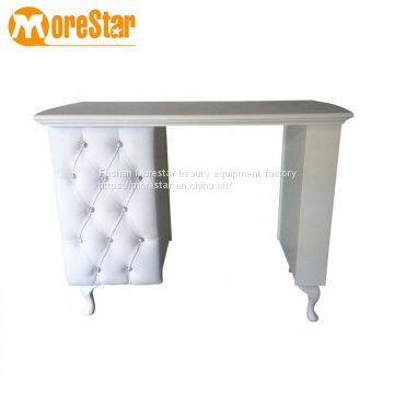 2020 modern marble top manicure nail table with dust collector