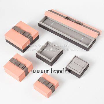 Custom Paper Box With Lid，Bowknot Jewelry Box, Ribbon Box, Ring Box, Necklace Box, Bracelet Box photo-4