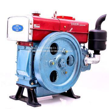 Changmei Single Cylinder Water-cooled Diesel Engine 16hp Agricultural 4-stroke Engine photo-4