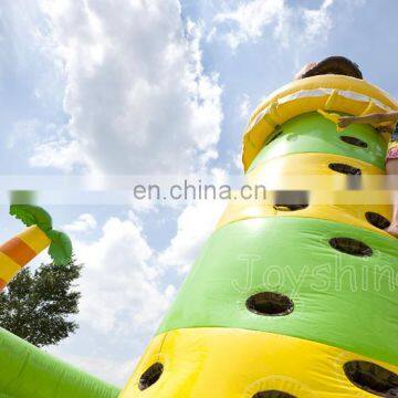 Jungle Themed Rock Climbing Wall Inflatable Climbing Climb Game For Adults