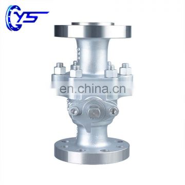 PN16 PN25 PTFE Seat Stainless Steel Seat Floating 2PC SS Ball Valve With Flange End