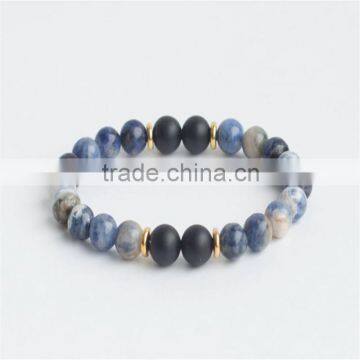 FULL-0321 New style elastice semi precious stone bracelet