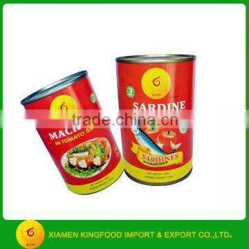 425G Chili flavor canned sardine in sauce for sale