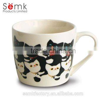 Personalized ceramic coated coffee mug with custom printing logo