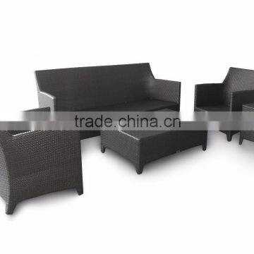 Synthetic rattan living room set