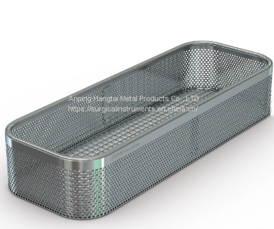 Sterilisation basket -super fine mesh – various sizes Stainless Steel Instrument Trays