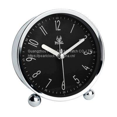 2021 New Design Quiet Sweep Bell Alarm Clock photo-3