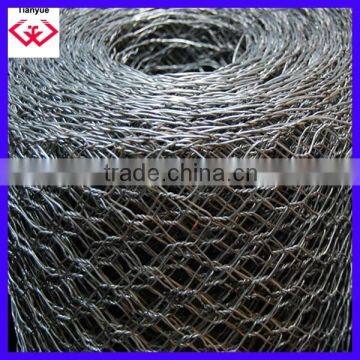 Electro and Hot-dip Galvanized Chicken Mesh, Hexagonal Twisted Mesh