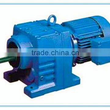 RXF series helical gear reducer of hard toothed surface with motor for concrete mixer