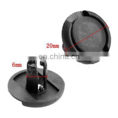 Black Push Fender Splash Shield Car Fastener Clip Auto Retainer Clips For Mitsubishi