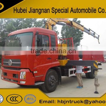 6.3ton DongFeng knuckle boom truck crane