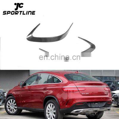 GLE-Class Carbon Rear Bumper Scoop Vents for Mercedes C292 GLE43 GLE63 AMG Sport Coupe 15-17