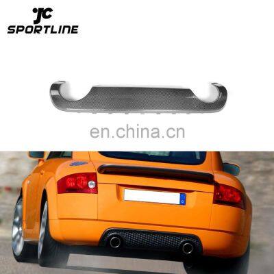 Carbon Fiber TT Rear Diffuser Lip For Audi TT 8N Coupe 07-09