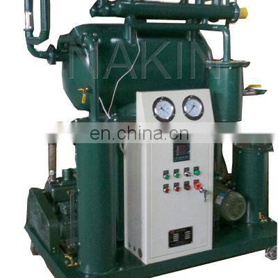 Transformer Oil Single Stage Vacuum Oil Filtration Remove Water Machine