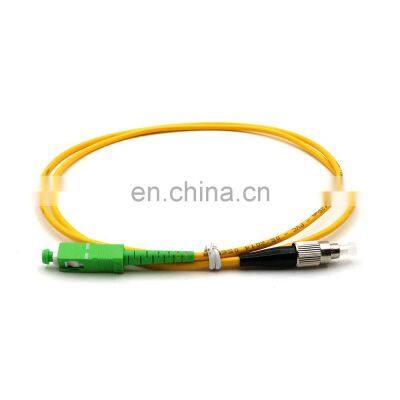 SC-FC Fiber Patch cord  Simplex  SM 9/125um G.652D  LSZH Jacket 3M  Fiber Optic SC FC Fiber Patch cord