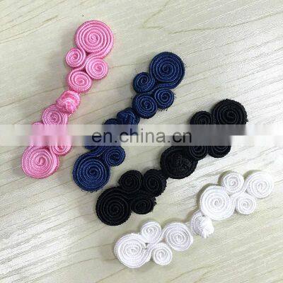 Chef silk coat knotted cheongsam handmade chinese knot button for clothing