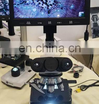 Laboratory Use 7 Inch 9 Inch Optical LED Light Video Screen Biological Microscope