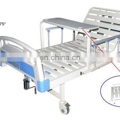 High Quality and Cheap ABS Head Folding Single Crank Dual Function Hospital Bed photo-5
