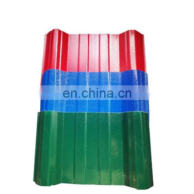 Cheap teja de pvc roof tile/fire proof water proof UPVC plastic roof sheet for factory house/Colombia pvc corrugated roof tile