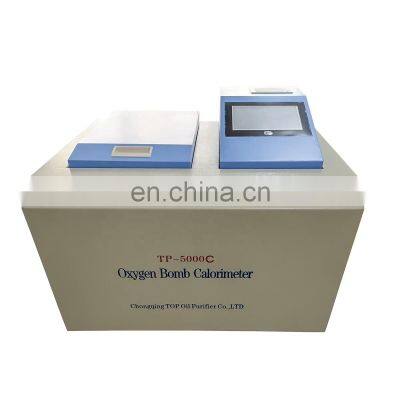 Fuel Oil Calorific Value Tester Automated Oxygen Bomb Calorimeter