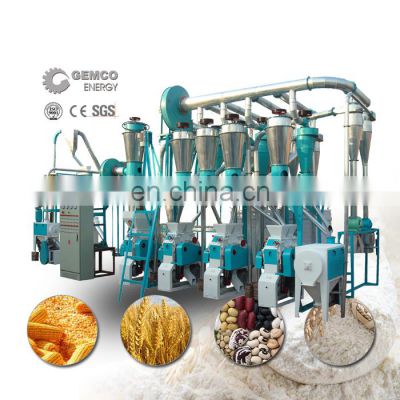 80 ton per day maize corn processing plant complete flour milling production line uses corn mill machine for sale