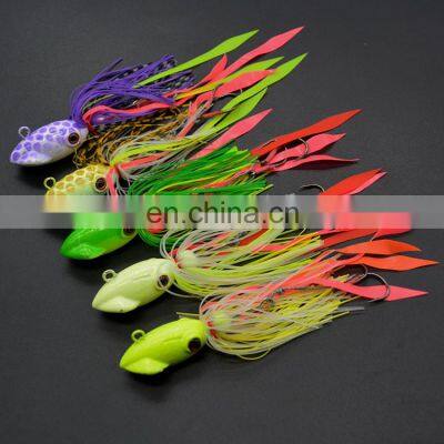 Wholesale 72g Lead Lure Hard Fishing Lures Jig False Bait 3D eyes hard fishing lure