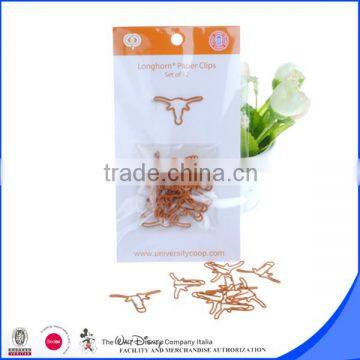 Customized color wire deer shape paper clips