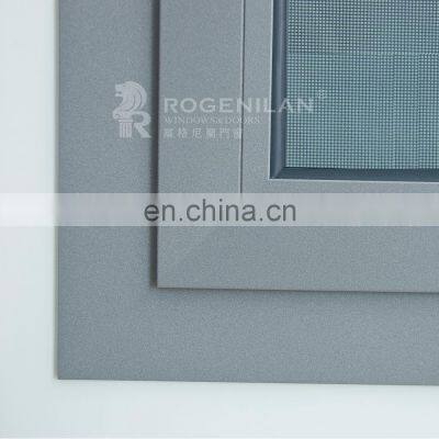 ROGENILAN 100 Series Double Glazed Aluminum Sliding Window With Flyscreen