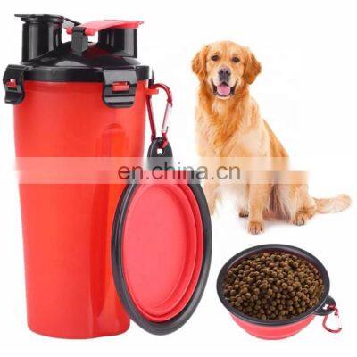 Promotional Portable Water Bottle Dogs Travel Food Drinking