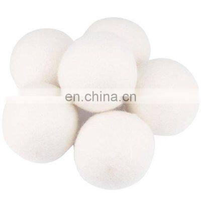 Wholesale Supplier Customized Logo Pure Eco Laundry Organic Felt Set Wool Balls Dryer photo-3