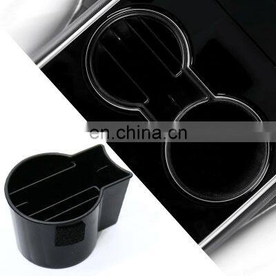 New Design Car Interior Decorative Abs Single Car Cup Holder For Tesla Model 3 2017-2019