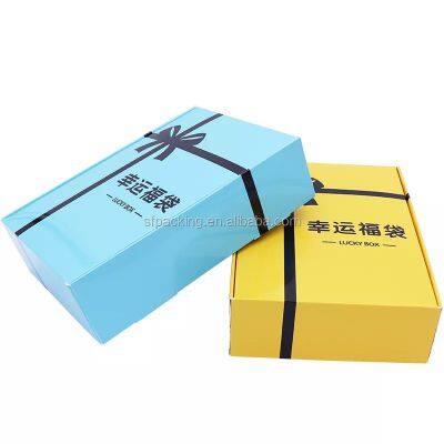 mailer type white paper gift boxes custom logo