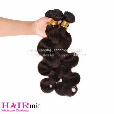 Dark Brown Body Wavy Remy Human Hair Bundle With Wholesale Price