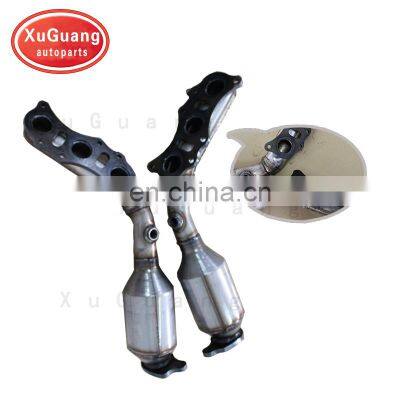 Hot sale Exhaust manifold with front CATALYTIC CONVERTER FOR Toyota Prado 4000  old model