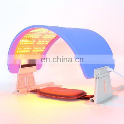 2021 NEW Arrival High Quality ems photons light therapy device Skin rejuvenation photon Red blue orange 45w led skincare