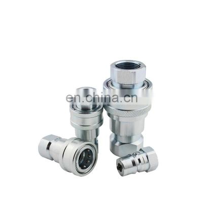 ISO 7241-B Ball Locking Type High Pressure Push And Pull Type Stainless Steel Hydraulic Quick Coupling