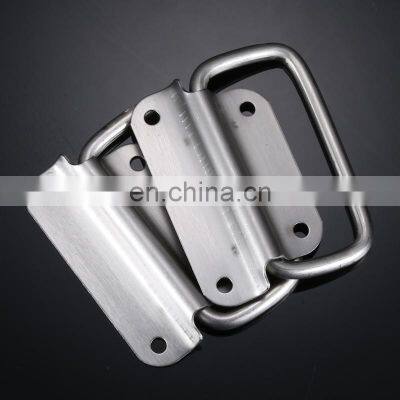 Modern Silver Stainless Steel Cabinet Catch Pull Handle Hinge photo-2