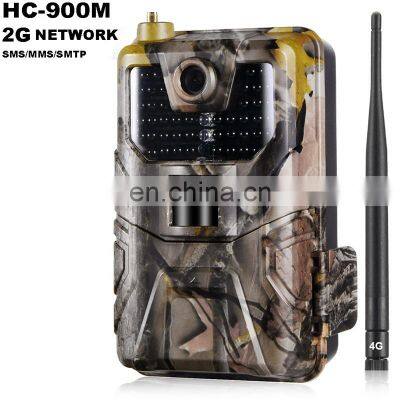 NEW 2G GSM SMTP Trail Camera MMS Hunting Photo Trap Wildlife Waterproof Wireless Infrared Camera HC-900M